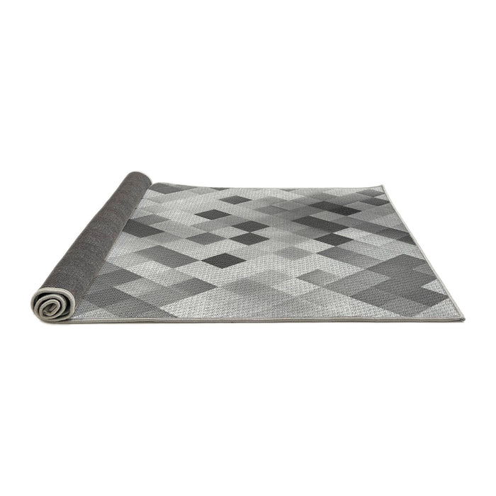 Thickness of Patterned Platinum Gray Rug, pat3412gry