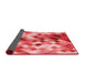 Thickness of Patterned Pastel Red Pink Rug, pat3412rd