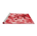 Sideview of Machine Washable Transitional Pastel Red Pink Rug, wshpat3412rd