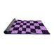 Thickness of Patterned Purple Rug, pat3414pur