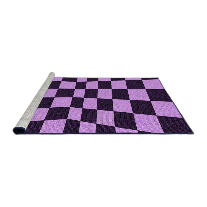 Sideview of Machine Washable Transitional Purple Rug, wshpat3414pur