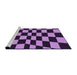 Sideview of Machine Washable Transitional Purple Rug, wshpat3414pur