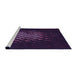 Sideview of Machine Washable Transitional Purple Rug, wshpat3419pur