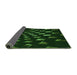 Thickness of Patterned Green Rug, pat3420grn