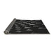 Thickness of Patterned Black Rug, pat3420gry