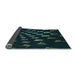 Thickness of Patterned Black Rug, pat3420lblu