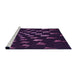 Sideview of Machine Washable Transitional Deep Purple Rug, wshpat3420pur