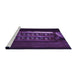 Sideview of Machine Washable Transitional Purple Violet Purple Rug, wshpat3421pur