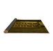 Thickness of Patterned Oak Brown Rug, pat3421yw