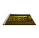 Sideview of Machine Washable Transitional Oak Brown Rug, wshpat3421yw