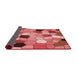 Thickness of Patterned Red Rug, pat3425rd