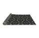 Thickness of Patterned Black Rug, pat3427gry