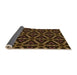 Thickness of Patterned Light Brown Rug, pat3427org