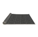 Thickness of Patterned Charcoal Black Rug, pat343gry