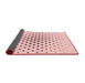 Thickness of Patterned Pink Rug, pat3436rd