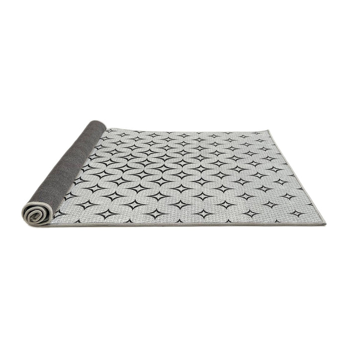Thickness of Patterned Platinum Gray Rug, pat3453gry