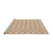 Sideview of Machine Washable Transitional Bronze Brown Rug, wshpat3455org