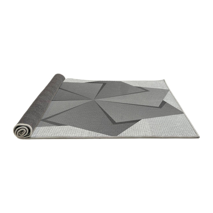 Thickness of Patterned Platinum Gray Rug, pat3456gry