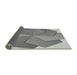 Thickness of Patterned Silver Gray Rug, pat3457gry