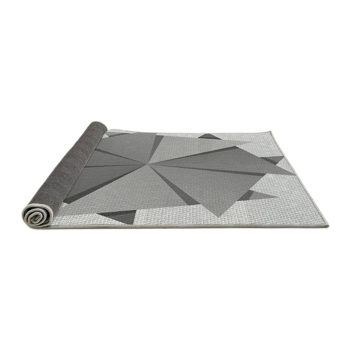 Thickness of Patterned Platinum Gray Rug, pat3458gry