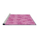 Sideview of Machine Washable Transitional Violet Purple Rug, wshpat3460pur