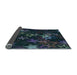 Thickness of Patterned Blue Rug, pat3465lblu