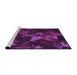 Sideview of Machine Washable Transitional Dark Orchid Purple Rug, wshpat3467pur