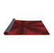 Thickness of Patterned Red Rug, pat347rd