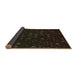 Thickness of Patterned Black Rug, pat3471brn