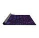 Thickness of Patterned Purple Rug, pat3471pur