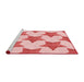 Sideview of Machine Washable Transitional Pink Rug, wshpat3472rd