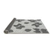 Thickness of Patterned Silver Gray Rug, pat3478gry