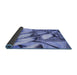 Thickness of Patterned Sky Blue Rug, pat3479blu