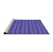 Sideview of Machine Washable Transitional Purple Rug, wshpat3480pur