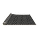 Thickness of Patterned Charcoal Black Rug, pat3484gry