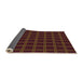 Thickness of Patterned Saddle Brown Rug, pat349org