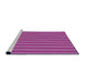 Sideview of Machine Washable Transitional Medium Violet Red Pink Rug, wshpat3491pur
