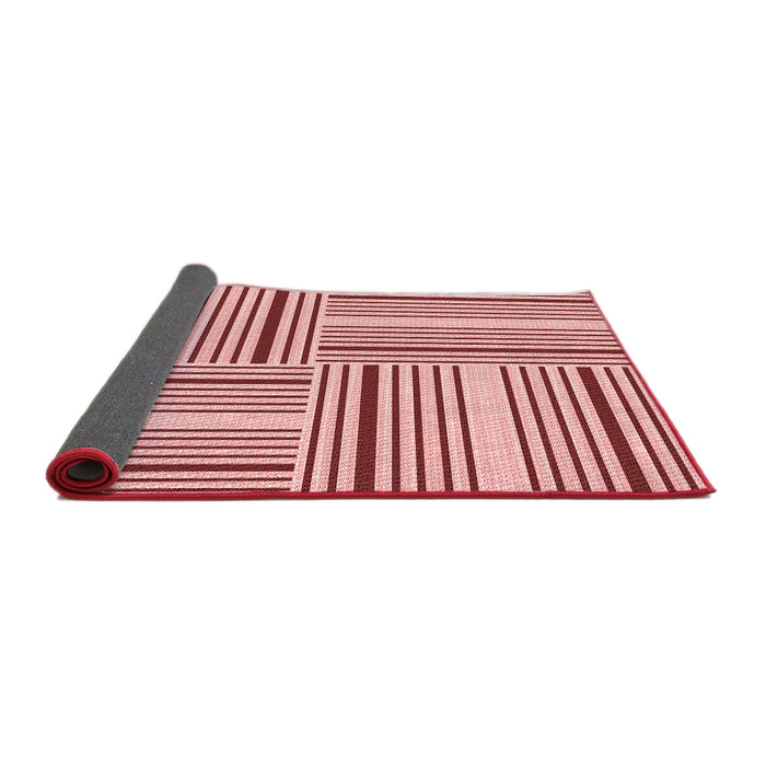 Thickness of Patterned Red Rug, pat3496rd