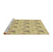 Sideview of Machine Washable Transitional Peru Brown Rug, wshpat3499brn