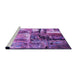 Machine Washable Transitional Violet Purple Rug in a Bedroom, wshpat35pur