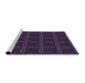 Sideview of Machine Washable Transitional Purple Rug, wshpat351pur