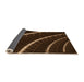 Thickness of Patterned Saddle Brown Rug, pat3511org