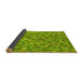 Thickness of Patterned Pistachio Green Rug, pat3517yw