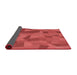 Thickness of Patterned Red Rug, pat3519rd