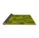 Thickness of Patterned Pistachio Green Rug, pat3519yw