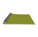 Thickness of Patterned Pistachio Green Rug, pat3524org