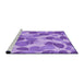 Sideview of Machine Washable Transitional Purple Plum Purple Rug, wshpat3525pur