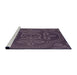 Sideview of Machine Washable Transitional Plum Purple Rug, wshpat3526pur