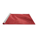 Sideview of Machine Washable Transitional Red Rug, wshpat3527rd