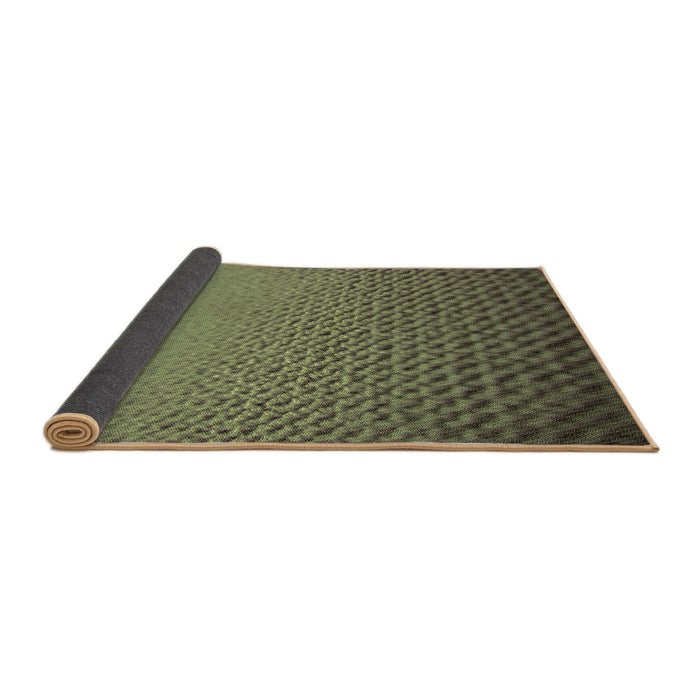 Thickness of Patterned Brass Green Rug, pat3532brn